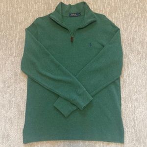 Polo 3/4 zip sweater, medium